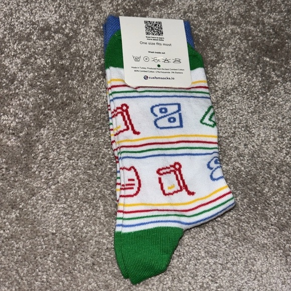💙❤️💚colourful unisex sockss new - Picture 3 of 4